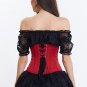 Women's Embroidery Waist Trainer Corset for Weight Loss Tummy Control