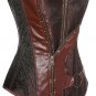 Streampunk Faux Leather Corset