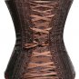 Stylish Streampunk Faux Leather Corset