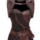 Steel Boned Corset with Shrug Jacket and Belt
