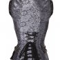 Steel Boned Corset with Shrug Jacket and Belt