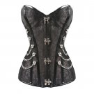 Brocade Steampunk Gothic Punk Steel Boned Corset