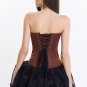 Gothic Vintage Steel Boned Embroidery Corset