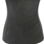Red Floral Embroidered Steel Boned Underbust Corset