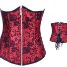 Red lace zipper shape of corsets court sexy lingerie
