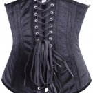 Steel Boned Velvet Zipper Corset