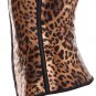 Leopard Print Latex Waist Trainer Cincher Corset
