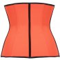 Orange Latex Workout Underbust Corset