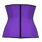 Purple Latex Workout Underbust Corset