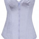 Steel Boned Velvet Zipper Corset