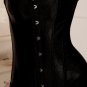 Victorian Satin Overbust Long Bone Corset