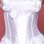 White Peasant Burlesque Corset