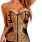 Zipper Front Bustier Corset