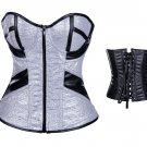 Delicately Wrinkle Zippered Front Corset