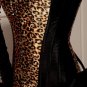 Jungle Fever Steel Boned Burlesque Corset