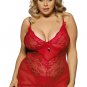 Plus Size Flirty Lace Babydoll