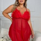 Plus Size Wanna Fall In Love Lace Babydoll