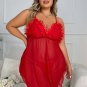 Plus Size Wanna Fall In Love Lace Babydoll