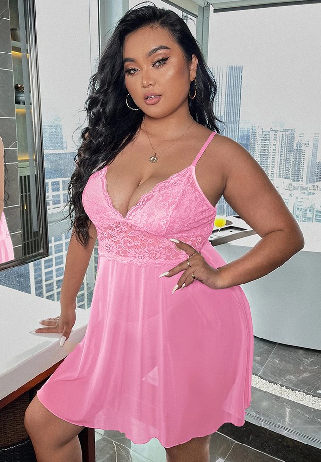Plus Size Can't Let You Go Chemise