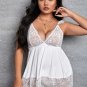 Plus Size Innocent Look Lace Chemise Set