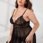 Plus Size Lust On My Mind Lace Babydoll