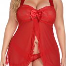 Plus Size Dangerous Flirt Babydoll Set