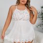 Plus Size Floral Frenzy Babydoll Set