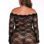 Plus Size Seductive Lace Chemise