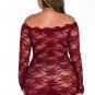 Plus Size Seductive Lace Chemise