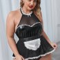 Plus Size Hot Mess French Maid Lingerie Costume