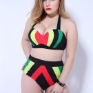 Colorful High Waist Swimwear