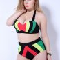 Colorful High Waist Swimwear