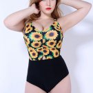 Plus Size Folwer Monokini