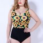 Plus Size Folwer Monokini