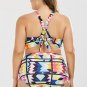 Plus Size Keyhole High Waisted Two Piece Swinsuit