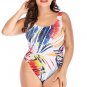 Plus Size Geometric Bikini Set