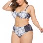 Plus Size Underwire Two Piece Swimsuit
