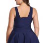Plus Size Solid Colour Two Piece Swimsuit