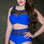 Plus Size High-Waisted Gauze Sexy Swimsuit