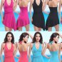 Sexy Deep V Neck High-Low Beach Dress