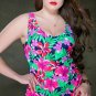 Women's One-Piece Triangle Size Print Swimsuit