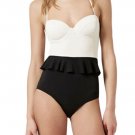 One-piece Sexy Bikini Contrast Color Swimsuit