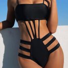 Midnight Beaches Strappy One Piece Swimsuit