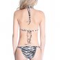 Zebra Striped Bandeau Top