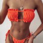 Sexy Ruffled String Bikini Set