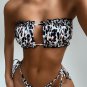 Sexy Ruffled String Bikini Set