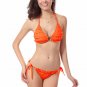 Wave Floral Print Slim Sexy Women Bikini Set