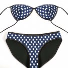 Rubber Star Pattern Print Bikini