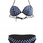 Rubber Star Pattern Print Bikini