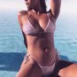 Low Rise Shiny Bikini Set
